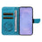 For Samsung Galaxy S26 Case Butterfly Pattern PU Leather Folio Flip Phone Cover -  Blue - 2