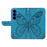 For Samsung Galaxy S26 Case Butterfly Pattern PU Leather Folio Flip Phone Cover -  Blue - 3