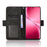 For vivo V60 Lite 5G Leather Case Phone Wallet Cover with Multiple Card Slots - Black - 6