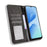 For TECNO Spark Go 5G Leather Case Wallet Stand Retro Texture Phone Cover - Black - 6