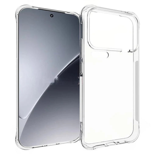 WANLONFENG For Xiaomi 17 Pro Max TPU Case  WL2 Series 2.0mm Phone Cover with 2Pcs Tempered Glass Films - Transparent - 2