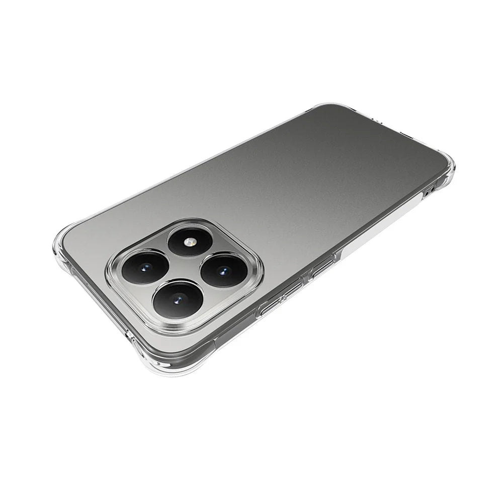 WANLONFENG For Xiaomi 15T TPU Case  WL2 Series 2.0mm Phone Cover with 2Pcs Tempered Glass Films - Transparent - 4