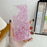 For iPhone 17 Case TPU Drop Protection Epoxy Glittery Sequins Phone Cover - Pink - 3