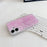 For iPhone 17 Case TPU Drop Protection Epoxy Glittery Sequins Phone Cover - Pink - 4