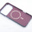 For iPhone 17 Pro Max Magnetic Case Carbon Fiber Texture Water Transfer PC Phone Cover - Emerald Green - 4