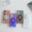 For Samsung Galaxy S25 FE Magnetic Case Cute Fluorescent Design TPU Acrylic Phone Back Cover - Orange - 4