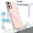 For Samsung Galaxy A06 4G Magnetic Case Color Changing TPU Phone Back Cover - Pink - 2