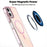 For Samsung Galaxy A06 4G Magnetic Case Color Changing TPU Phone Back Cover - Pink - 5