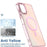 For Samsung Galaxy A06 4G Magnetic Case Color Changing TPU Phone Back Cover - Pink - 6