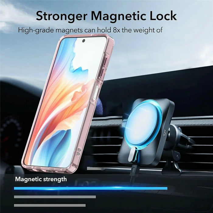 For Samsung Galaxy A06 4G Magnetic Case Color Changing TPU Phone Back Cover - Pink - 7