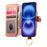 For iPhone 18 Pro / 17 Pro Case RFID Blocking Zipper Wallet PU Leather Mobile Cover - Pink - 2