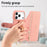 For iPhone 18 Pro / 17 Pro Case RFID Blocking Zipper Wallet PU Leather Mobile Cover - Pink - 6