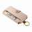 For iPhone 17 Case RFID Blocking Zipper Wallet PU Leather Mobile Cover - Khaki - 5