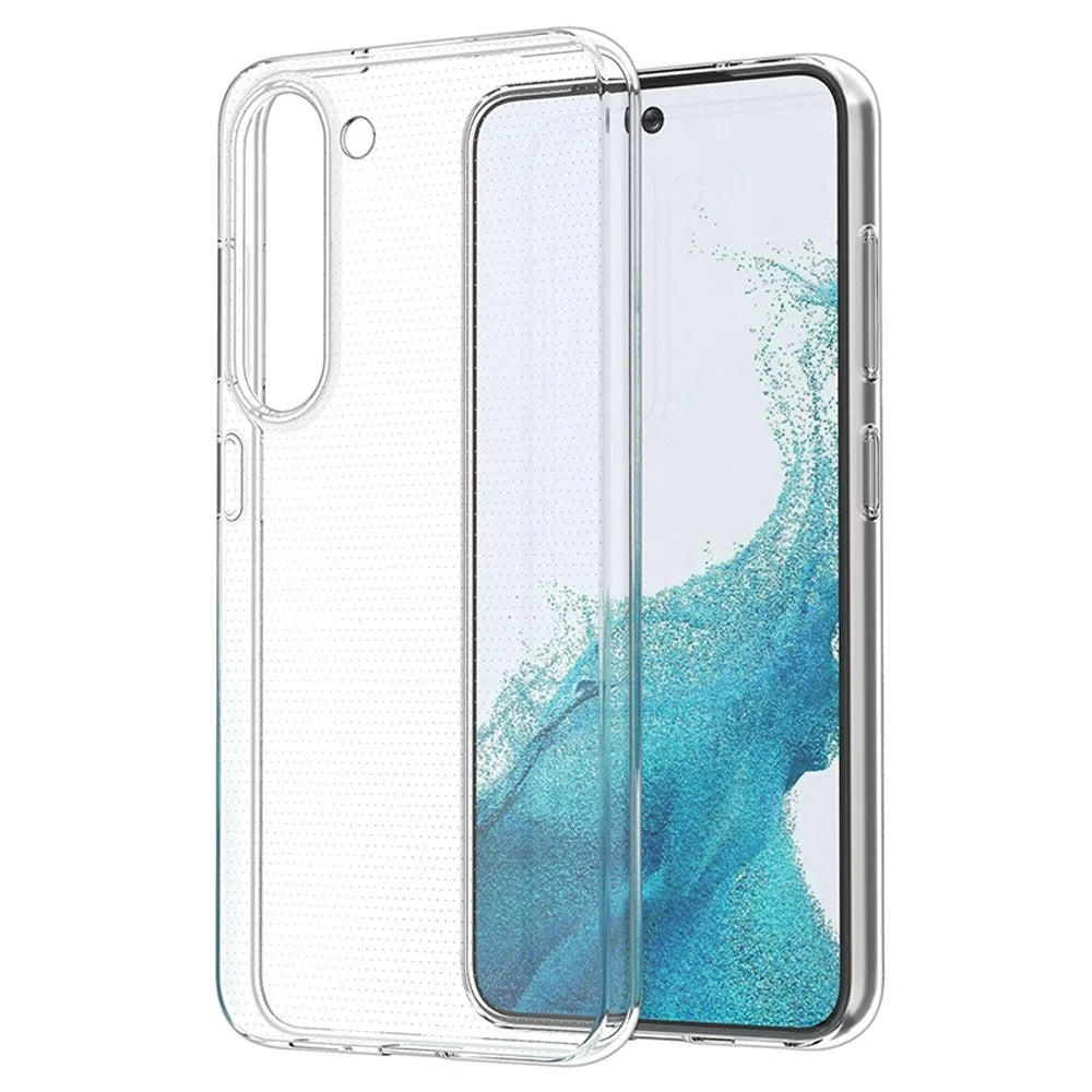 For Samsung Galaxy S23 Anti-Scratch Anti-Dust Phone Cover Transparent Soft TPU Ultra Thin Cell Phone Case - 5