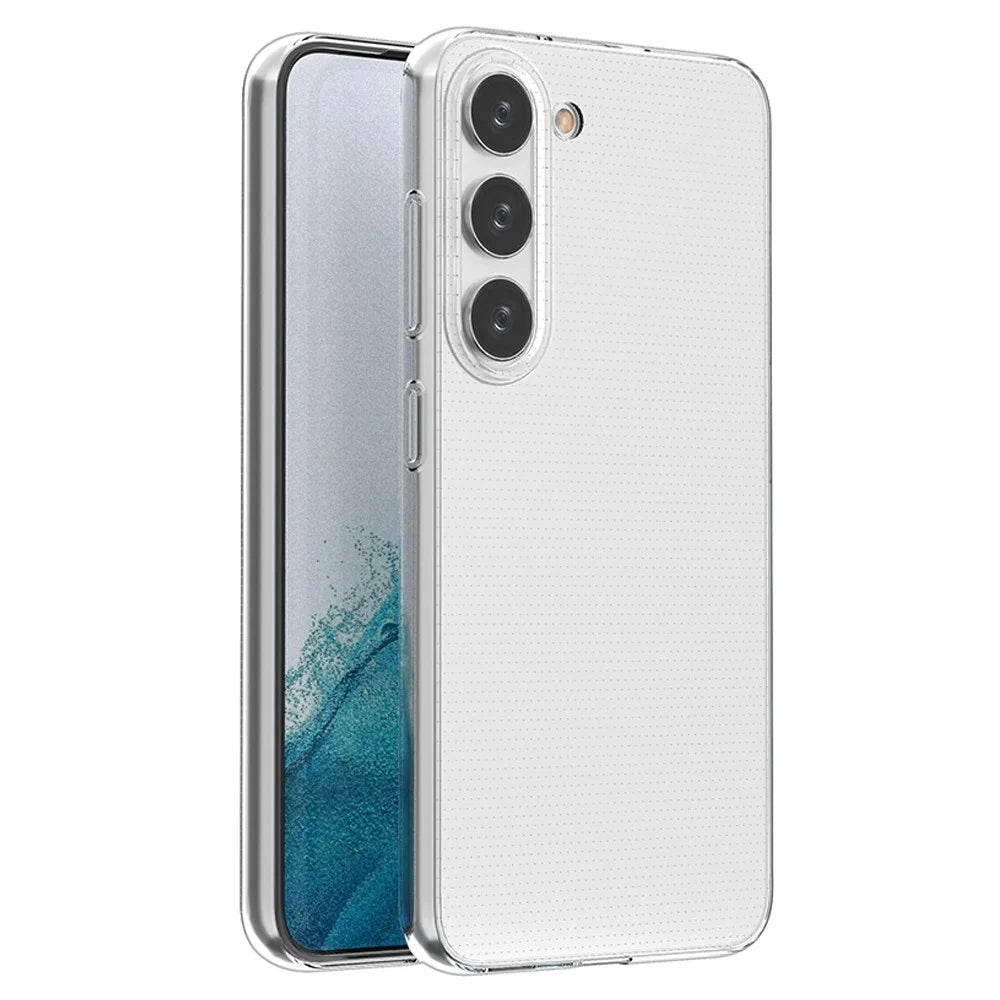 For Samsung Galaxy S23 Anti-Scratch Anti-Dust Phone Cover Transparent Soft TPU Ultra Thin Cell Phone Case - 7