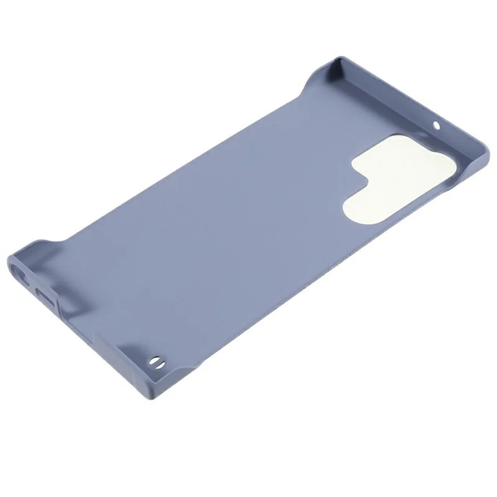 For Samsung Galaxy S25 Ultra Frameless Case Hard PC Slim Minimalist Phone Cover Skin-Touch - Lavender Grey - 6
