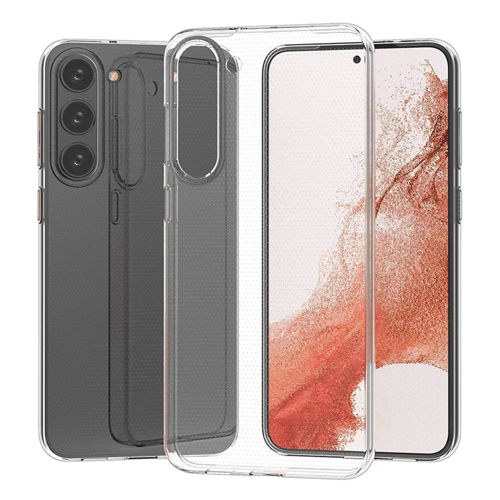 For Samsung Galaxy S23+ Anti-Scratch HD Clear Phone Cover Soft TPU Ultra Slim Phone Case - 6