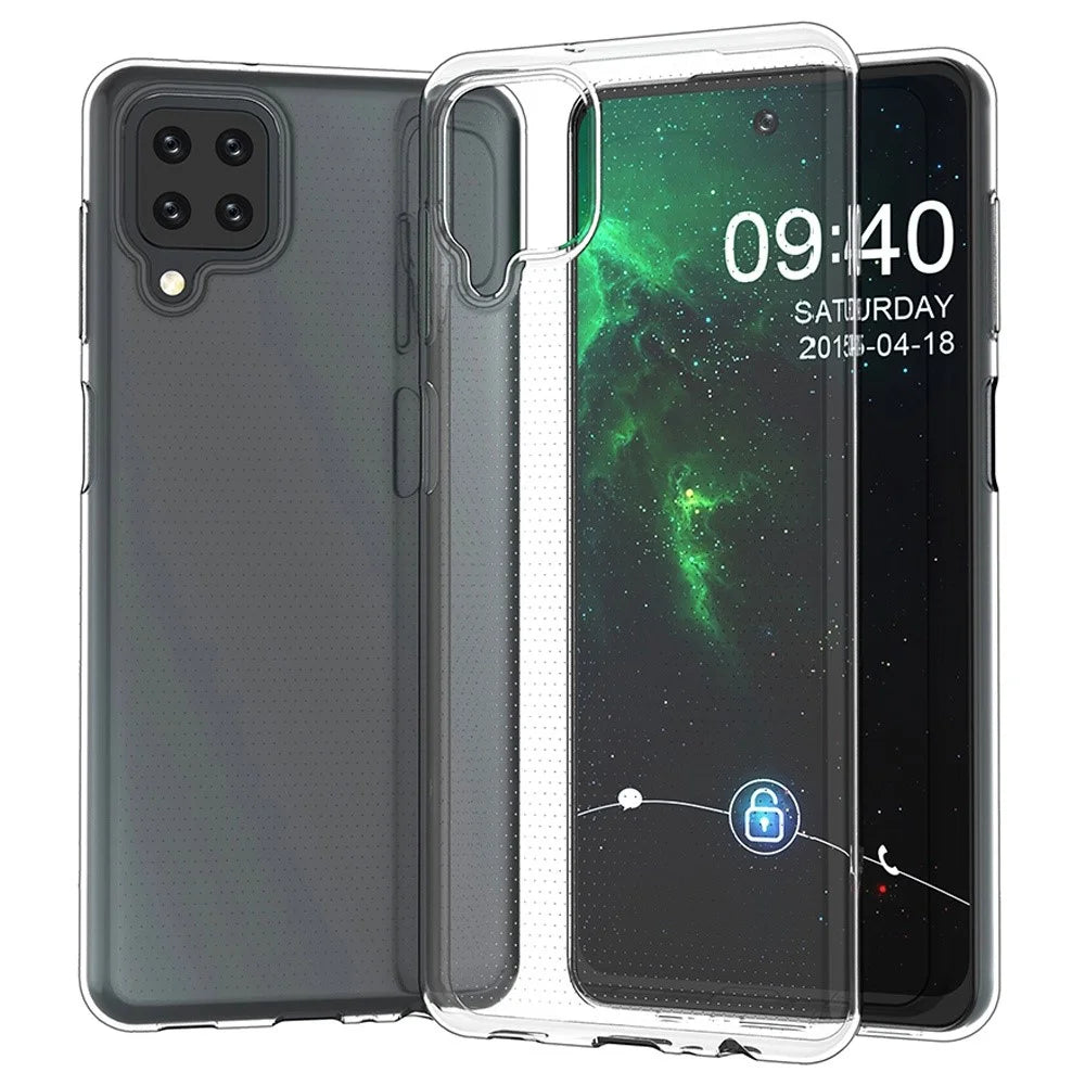 Phone Cover for Samsung Galaxy A22 4G (EU Version), Super Transparent Soft TPU Phone Case Ultra Thin Anti-Scratch Back Shell - 7