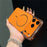 For iPhone 17 Pro Max Case Electroplated Frosted Shell Shockproof TPU PC Phone Cover - Orange - 2