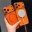 For iPhone 17 Pro Max Electroplated Phone Case Shockproof TPU PU Protective Back Cover - Litchi Texture - 3