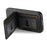 For iPhone Air Case Cloth Texture Leather + PC + TPU RFID Blocking Phone Cover with Card Holder - Black - 3