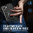 For iPhone 17e / 16e Case with Ring Holder Kickstand PC + TPU Anti-Fall Phone Cover - Black - 4