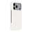 For iPhone 18 Pro Max / 17 Pro Max Case Compatible with MagSafe Skin-Touch Leather + PC Back Cover - White - 1