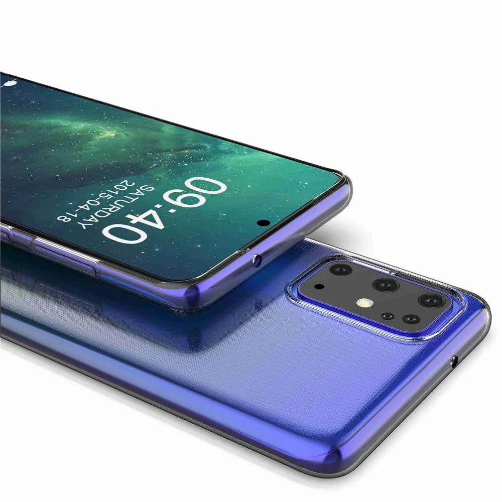 For Samsung Galaxy S20 Plus 4G / 5G Ultra Slim Transparent Soft TPU Phone Case Anti-Fingerprint Phone Back Cover - 4