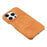 For iPhone 15 Pro Case Compatible with MagSafe Skin-Touch Leather + PC Back Cover - Yellow - 4