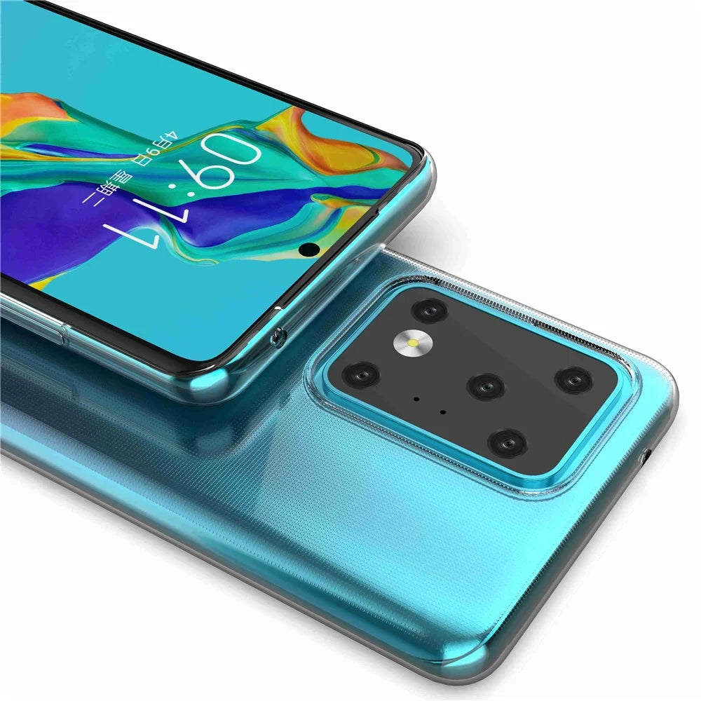 For Samsung Galaxy S20 Ultra Anti-Yellowing Phone Back Cover Shell Soft TPU Ultra Thin Cell Phone Case - 4