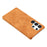 For Samsung Galaxy S23 Ultra Magnetic Case Skin-Touch Leather + PC Back Cover - Yellow - 5