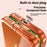 For iPhone 17 Case Electroplating Frame Translucent TPU Phone Cover Compatible with MagSafe - Orange - 2