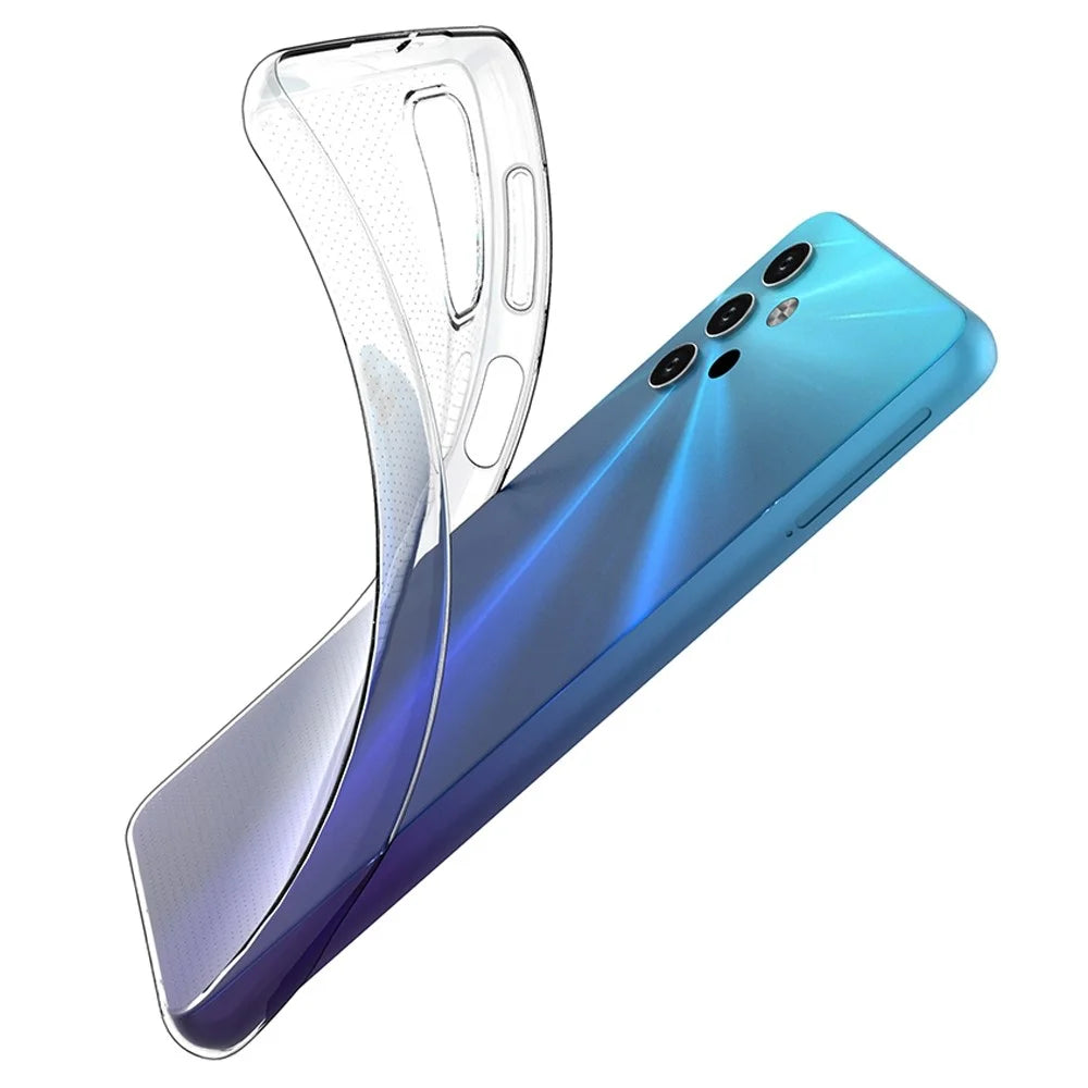 For Samsung Galaxy A32 4G (EU Version) Anti-Drop Transparent Soft TPU Phone Case Ultra Thin Anti-Scratch Back Cover - 3
