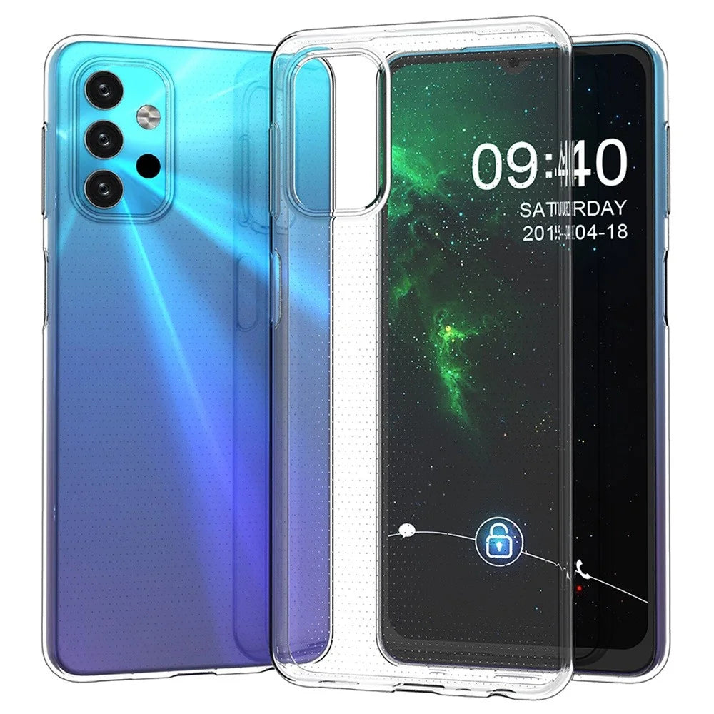 For Samsung Galaxy A32 4G (EU Version) Anti-Drop Transparent Soft TPU Phone Case Ultra Thin Anti-Scratch Back Cover - 7