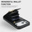 For iPhone 17 Pro Case TPU + PU Leather Hardware Decor Phone Cover with Card Holder - Black - 5
