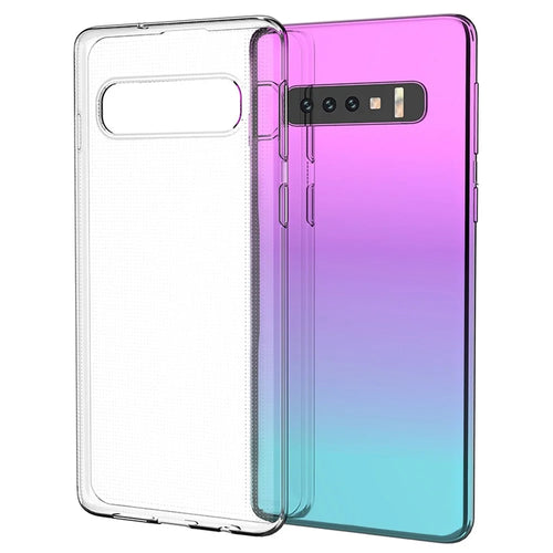 For Samsung Galaxy S10 Clear Soft TPU Phone Case Super Slim Anti-Fingerprint Anti-Scratch Phone Back Cover - 1