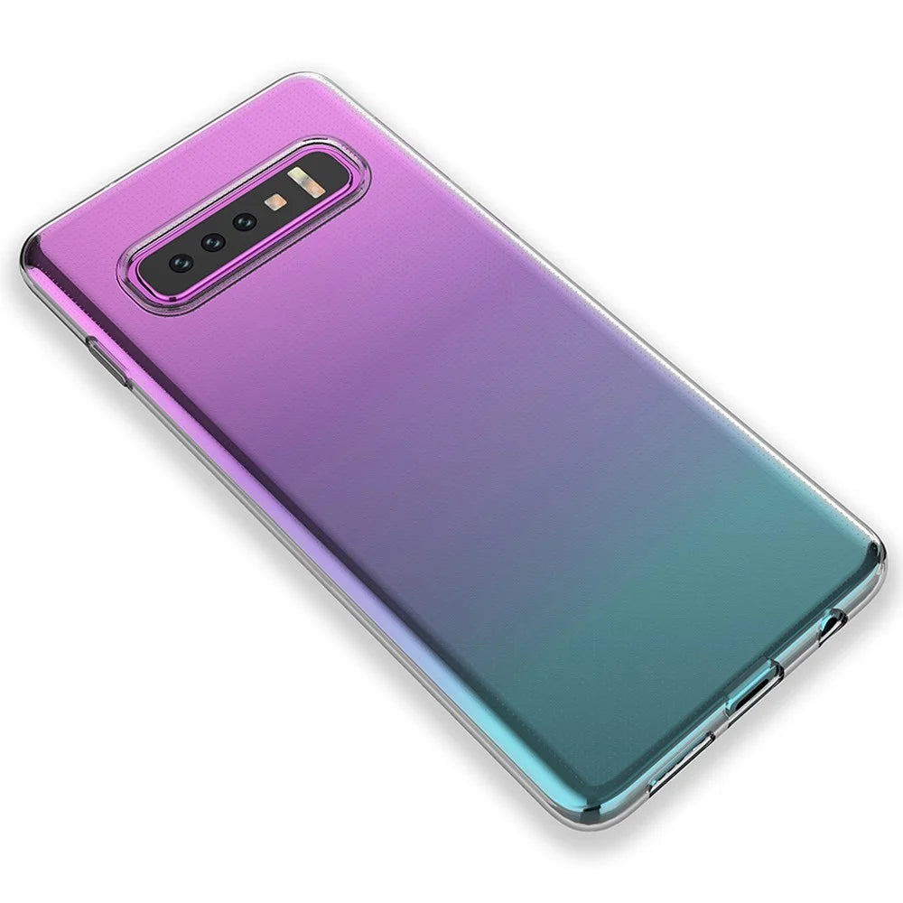 For Samsung Galaxy S10 Clear Soft TPU Phone Case Super Slim Anti-Fingerprint Anti-Scratch Phone Back Cover - 4
