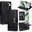 For Google Pixel 10 Case Metal I-Buckle PU Leather Wallet Phone Cover - Black - 1