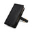 For Google Pixel 10 Case Metal I-Buckle PU Leather Wallet Phone Cover - Black - 4