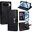 For Google Pixel 10 Pro XL Case Metal I-Buckle PU Leather Wallet Phone Cover - Black - 1