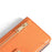 For Google Pixel 10 Pro XL Leather Case Zipper Pocket Wallet Phone Cover with 2 Straps - Orange - 7