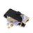 For Samsung Galaxy S25 FE Leather Case Wallet Stand Cover Irregular Tail Style with Chain Strap - Black - 3