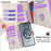 For Samsung Galaxy A08 5G / A08 4G / A07 4G Case RFID Blocking Wallet PU Leather Phone Cover with Wrist Strap - White - 5