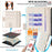 For Google Pixel 10 Pro XL Case RFID Blocking Wallet PU Leather Phone Cover with Wrist Strap - White - 6