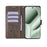 For Google Pixel 10 Case Butterfly Flower Imprinted PU Leather Wallet Phone Cover - Grey - 2