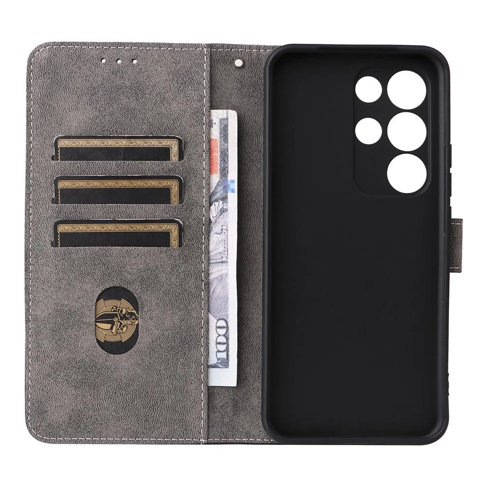 For itel Super 26 Ultra Case Wallet RFID Blocking PU Leather Phone Cover Stand with Strap - Brown - 5