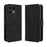 For T-Mobile Revvl 8 Pro Leather Case Phone Wallet Cover with Multiple Card Slots - Black - 1