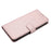 For Samsung Galaxy S26 Wallet Case with Strap / Multiple Card Slots Solid Color Leather Stand Phone Cover - Rose Gold - 4