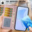 For Samsung Galaxy S26 Wallet Case with Strap / Multiple Card Slots Solid Color Leather Stand Phone Cover - Rose Gold - 5