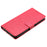 For Samsung Galaxy S26 Leather Case Wallet Stand Phone Cover with Handy Strap - Rose - 2